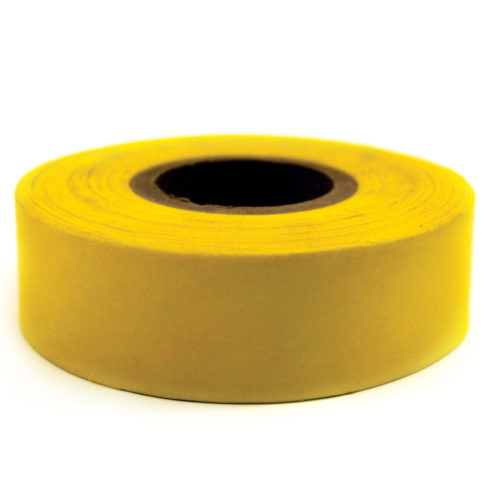 1 3/16"X300 Yellow Flagging Tape - Beacon1USA